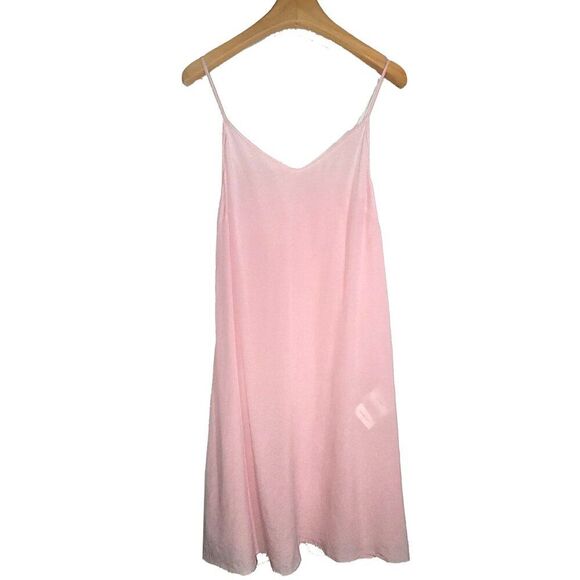 Women's Size XXS 100% Silk Sleeveless Spaghetti Strap Slip Dress SAH153 - Picture 1 of 2